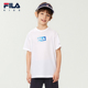 抗紫外线 男中大童针织短袖 FILA斐乐儿童童装 夏季 新款 T恤衫 防晒