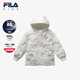 新款 FILA KIDSx原田治联名系列斐乐儿童羽绒服冬季 女小童保暖外套