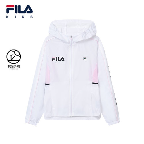 FILA斐乐女中大童梭织外套