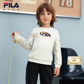 男童小童休闲套头上衣内搭 新款 FILA斐乐儿童童装 卫衣2025年冬季