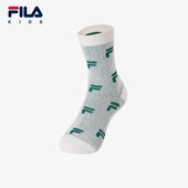中性小童透气休闲高腰袜 新款 抗菌 FILA斐乐儿童袜子2025年春季