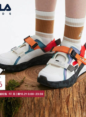FILA斐乐魔术贴包头凉鞋潮