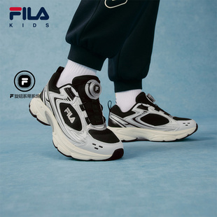 FILA 斐乐童鞋儿童复古跑鞋2025冬季款男女大童旋钮运动鞋天马2