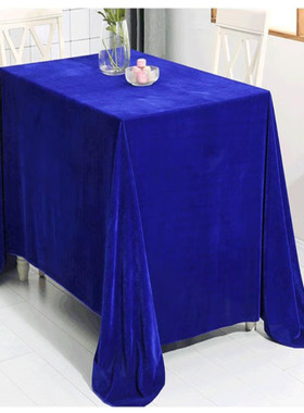 加厚金丝绒桌布料布头 绒布 红色黑色背景布会议桌布窗帘布地摊布