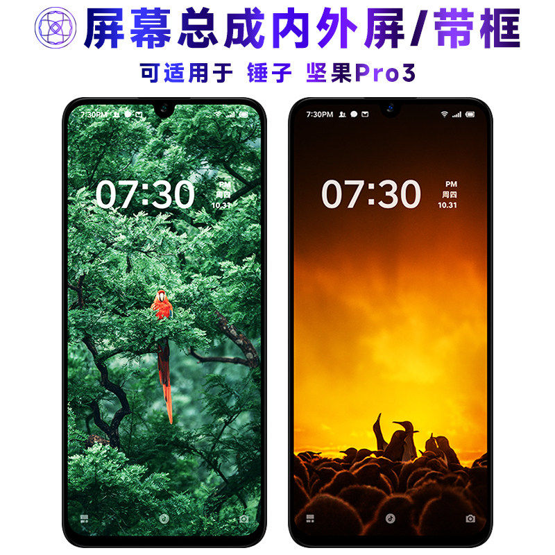 适用锤子坚果pro3屏幕总