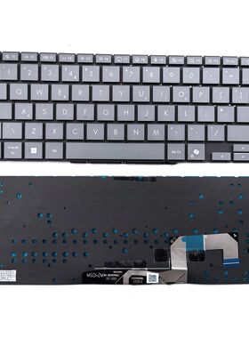 适用 ASUS Zenbook A14 UX3407 AI键 小回车无框不带指点 背光 UK