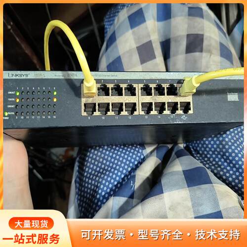 Linksys EF4116 16口百兆交换机，功能正常，p