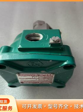 ASCO防爆电磁阀，型号NF8327B112，绿色外壳，带p