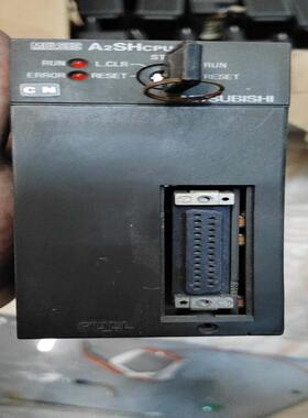 三菱A2SHCPU CPU模块，原装拆机，功能完好。型号A2