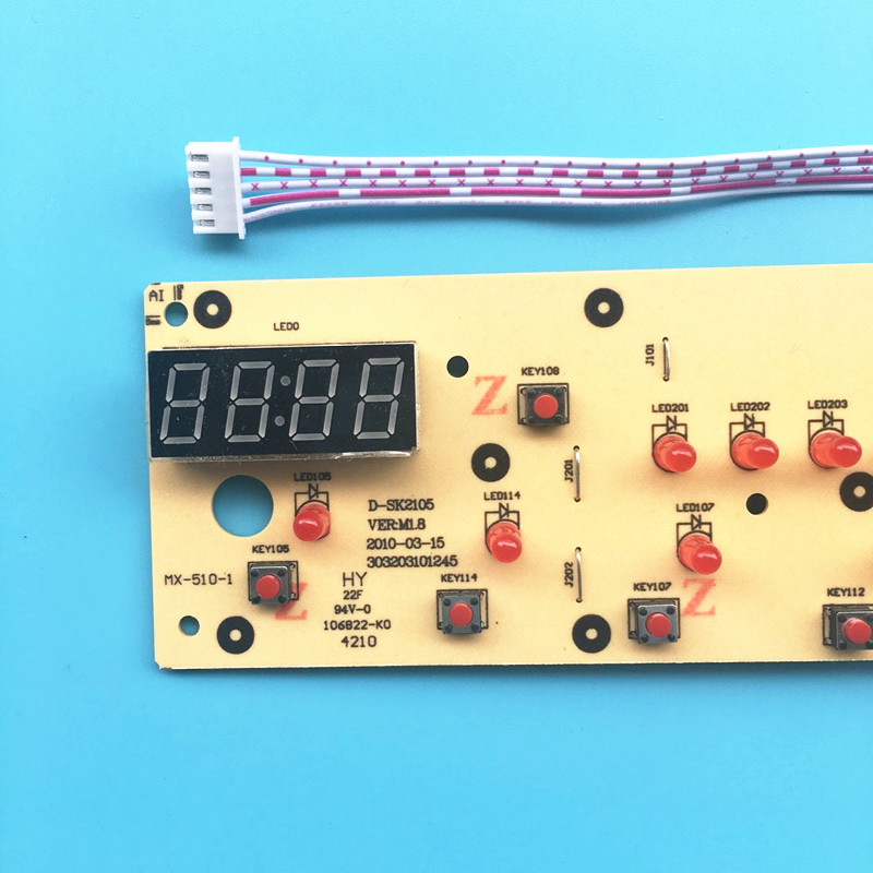 美的电磁炉控制板C21-SK2105显示板SK2115/D-SN2105面板按键板