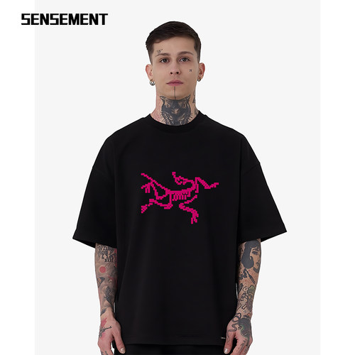 SENSEMENT短袖T恤元素风凉感国潮