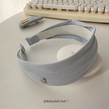 美区留学生baby蓝！加宽高颅顶！少女纯色加宽系列高颅顶发箍发带