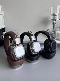 无线蓝牙耳机拍照手机通用降噪 复古高颜值头戴式 ICE Air3美式