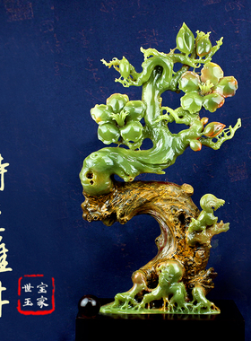 特色系列迎客高档工艺品装饰雕件