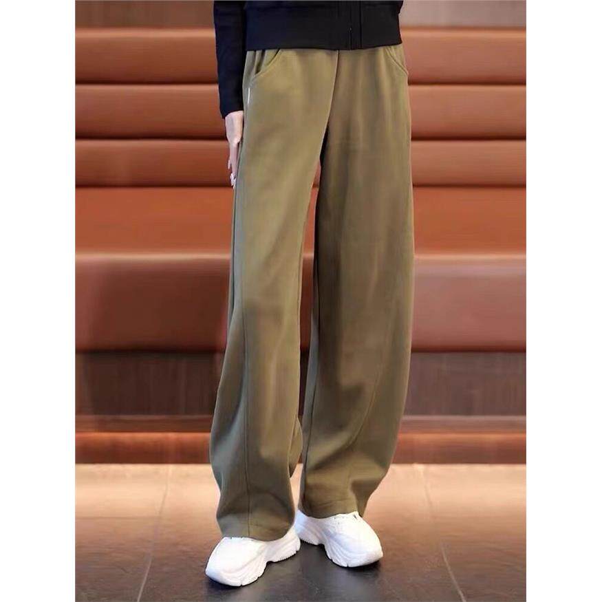 窄版香蕉裤女春秋裤子2026新款运动小个子阔腿裤休闲爆款直筒