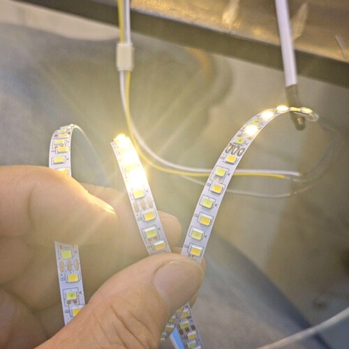 维修加亮卧室吸顶灯灯芯替换灯条加软灯带侧发光22厘米透镜灯条