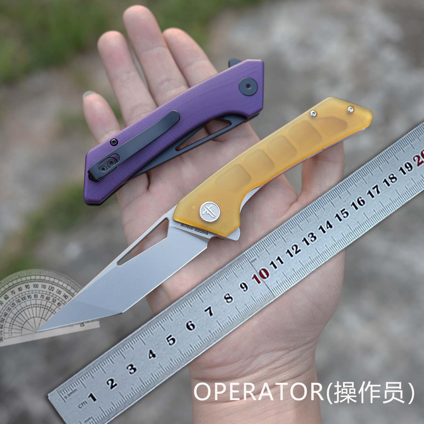 SHOOZIZ 折刀 OPERATOR 操作员 进口山特维克钢14C28N 户外折叠刀