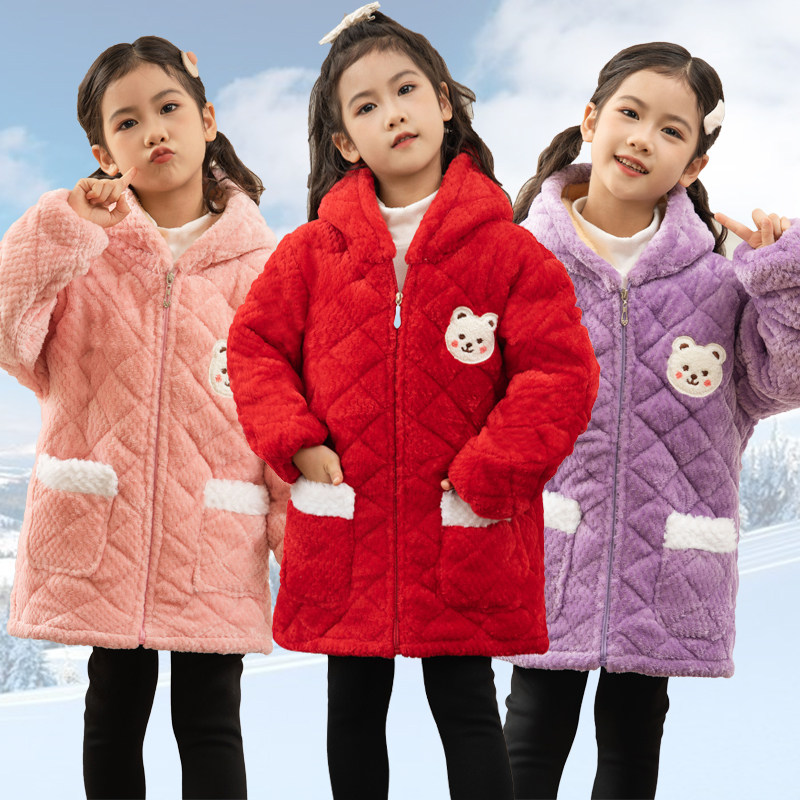 加绒加厚罩衣可外穿男女童保暖3岁以上大码时尚韩版宝宝棉衣外套,童装/婴儿装/亲子装,反穿衣/罩衣,淘宝优惠券,粉丝福利购,淘宝优惠卷