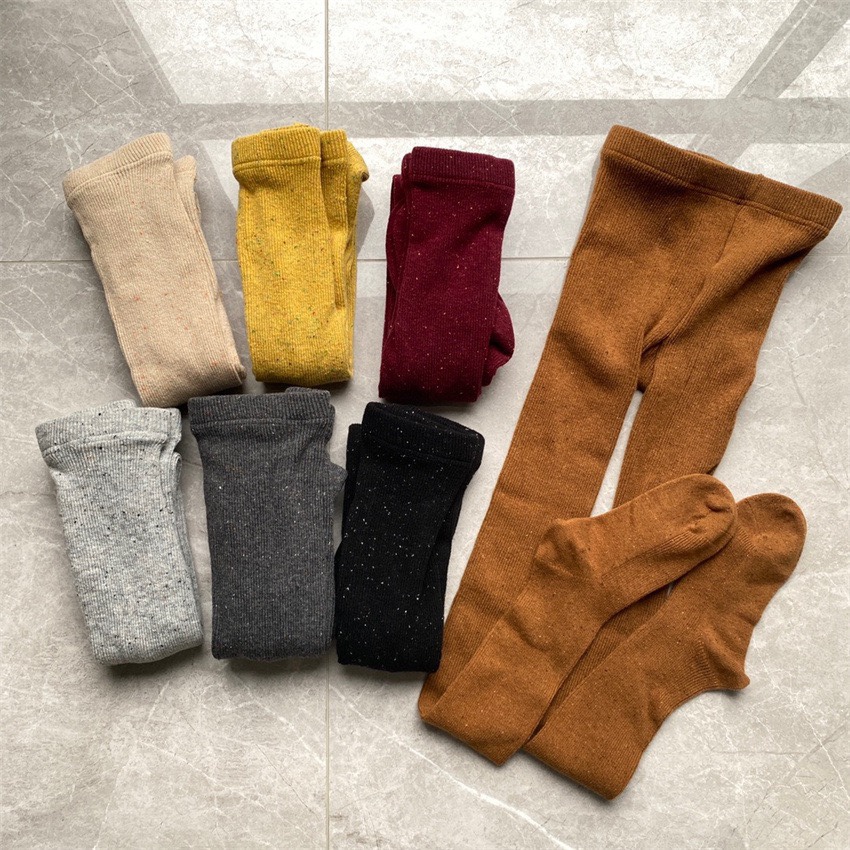 韩版加厚点点羊毛连裤袜丝袜秋冬外穿时髦打底裤保暖长袜打底袜