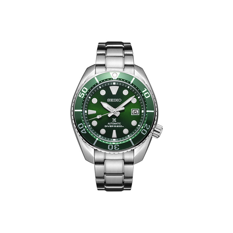 SEIKO精工手表男绿水鬼潜水小mm运动户外机械男士手表SPB103J1
