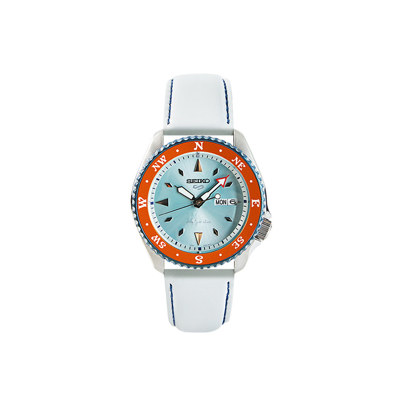 【航海王联名】SEIKO精工5号海贼王手表情侣表自动机械表SRPF63K1