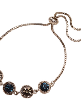 高级感复古花朵配饰手链