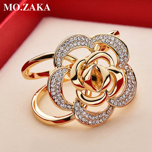 时尚新款百搭大号丝巾扣配饰品