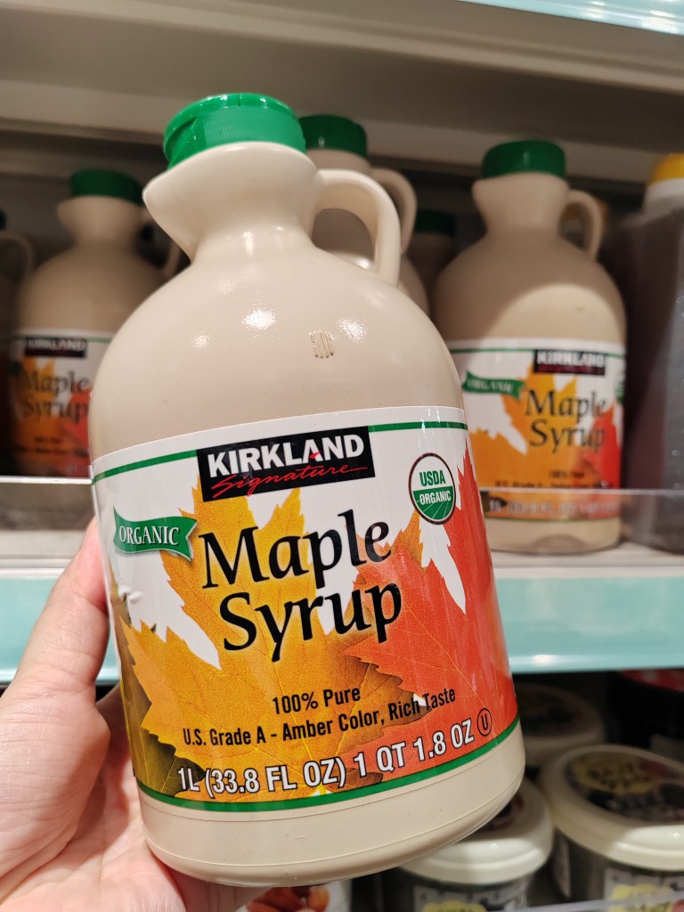 包邮 加拿大kirkland maple syrup可兰枫叶树糖浆枫糖浆1升 A级 粮油调味/速食/干货/烘焙 果糖/糖浆/麦芽糖/糖膏 原图主图