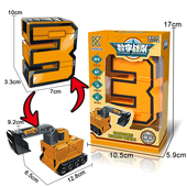 机器人3 正版 大号变形数字金刚玩具益智拼装 8岁儿童6男孩生日礼物