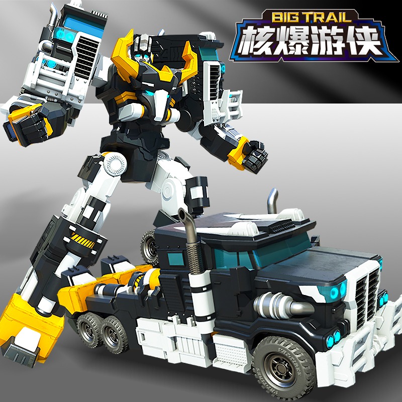 托宝战士银河侦探变形玩具卡车
