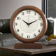 石英钟2024新款 台式 饰时钟摆放式 轻奢实木钟表座钟客厅家用静音装