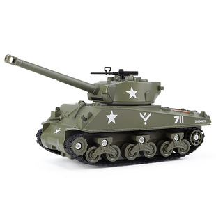 M4谢尔曼坦克喷雾版合金模型转向声光男孩玩具坦克代发节日纪念品