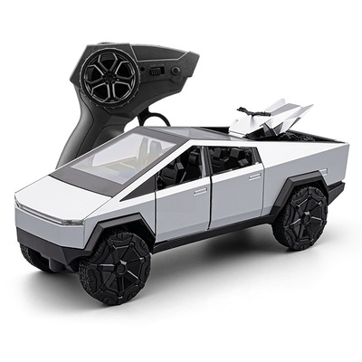 1:24遥控 特啦皮卡合金车rc充电漂移高速后驱男孩礼物3岁儿童玩具