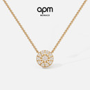 APM Soleil项链高级轻奢金色首饰锁骨颈链送女生新年礼物 Monaco