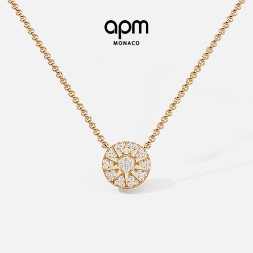 APMSoleil项链高级时尚金色