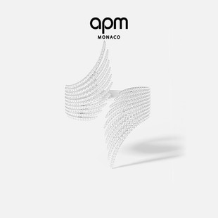 [杨紫同款]APM Monaco棕榈手镯银饰品闪耀手饰送人新年情人节礼物