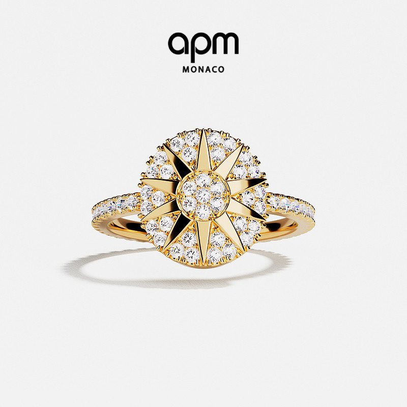APM密镶Soleil戒指闪耀时尚