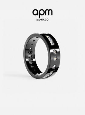 [周翊然同款]APM SMILE摩斯密码戒指男女生银白色戒指圣诞礼物