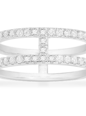 APM双层戒指几何简约时尚