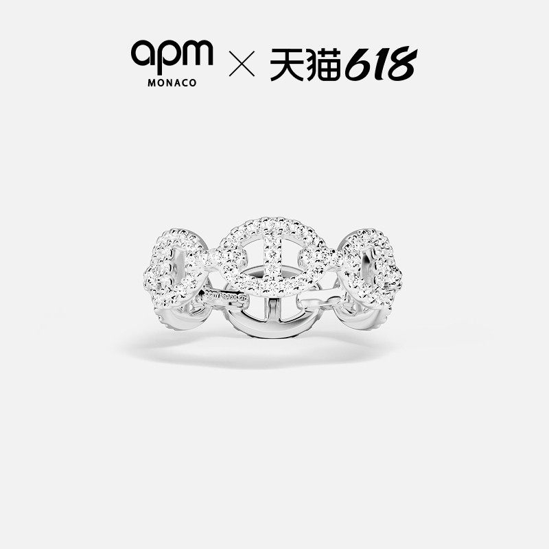 APM链环水手戒指个性