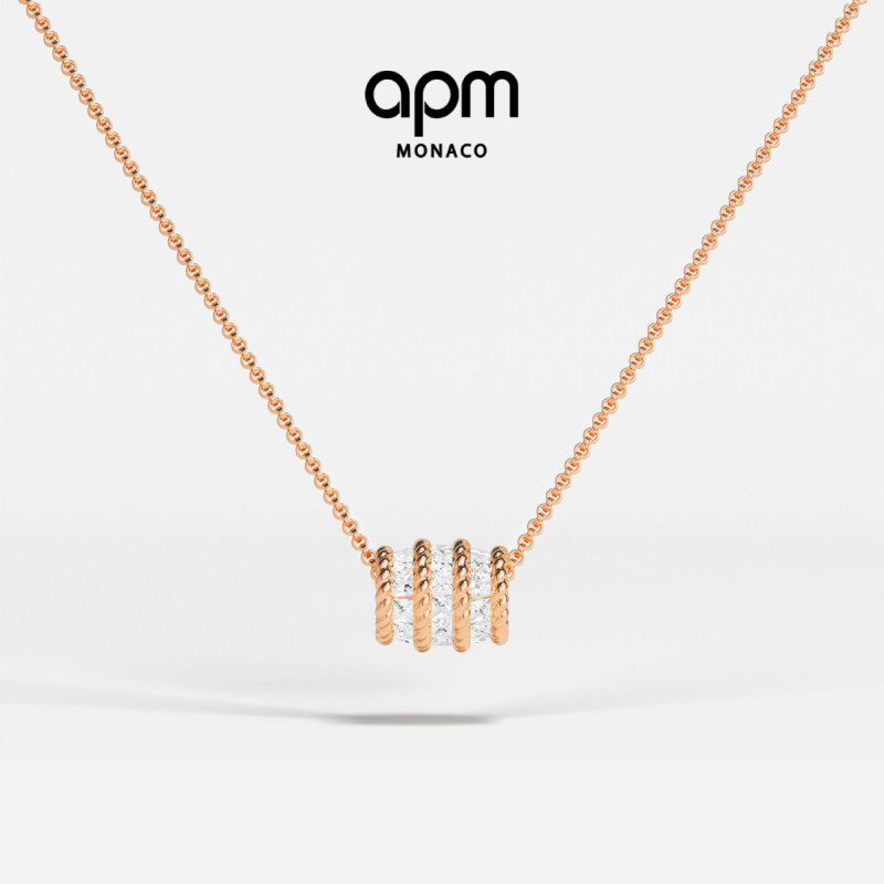 õ���ɫTorsade�ɵ������������ɵ�����65 cm�� [������Ʒ]APM Monacoõ���ɫTorsade�ɵ�������Ť�Ʋ������׹ 1370Ԫ