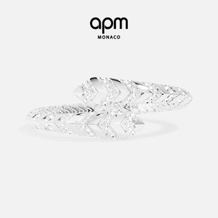 [杨紫同款]APM Monaco银白密镶Kaa环绕式手镯手饰设计情人节礼物