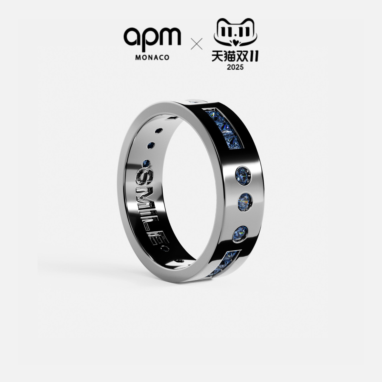 APM邹市明同款摩斯密码戒指银