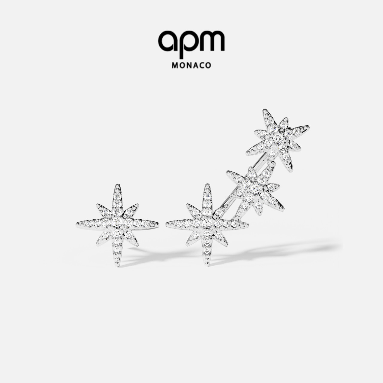 APM不对称流星耳环女设计感礼物