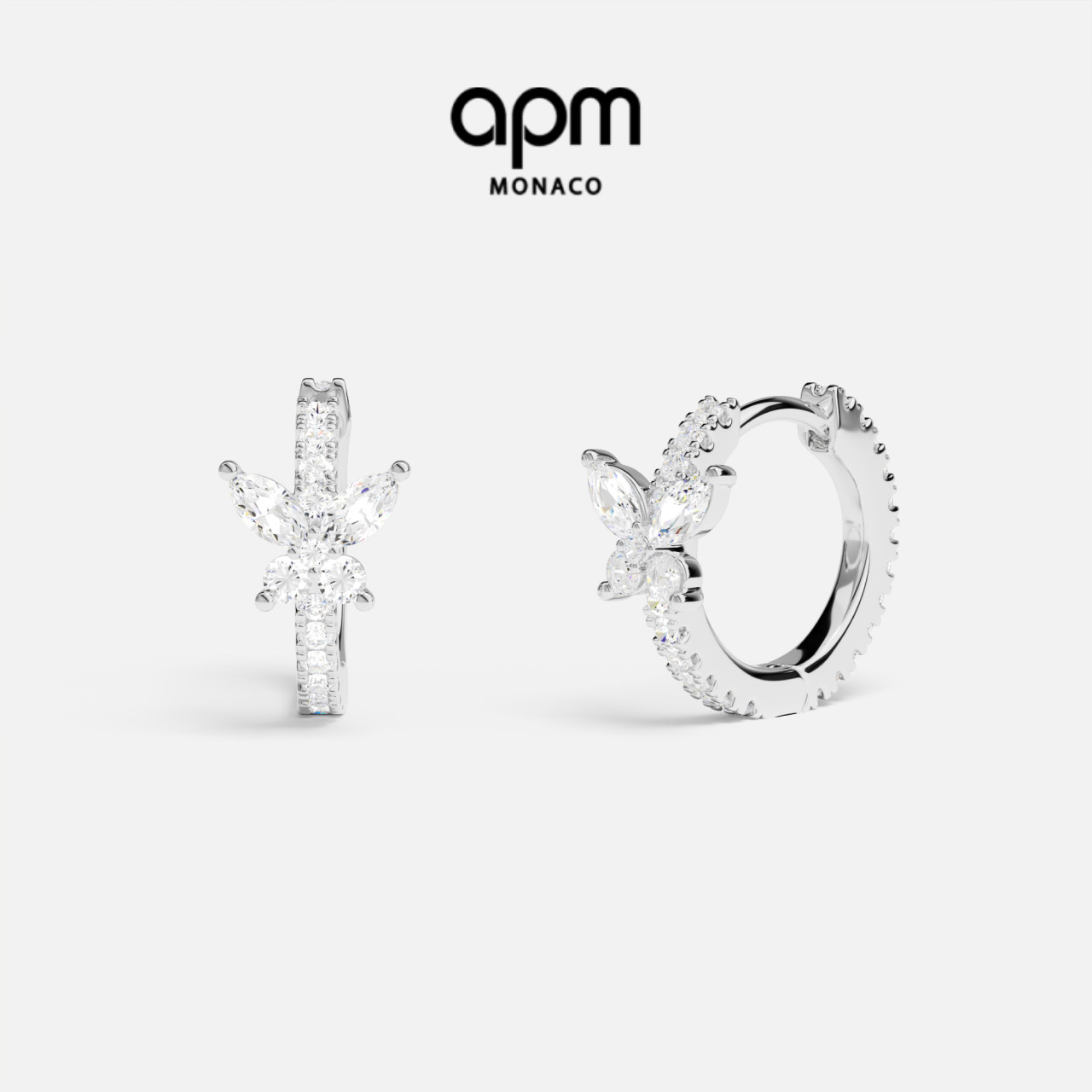 APM小巧蝴蝶耳环精致时尚女