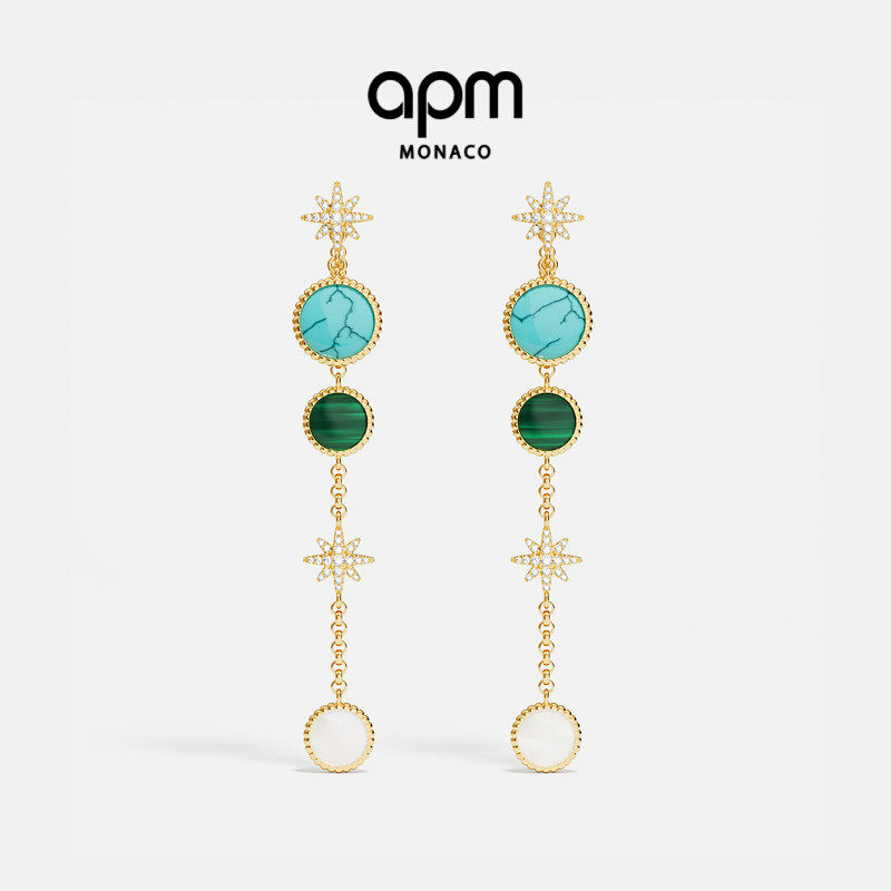 Météorites吊坠耳钉