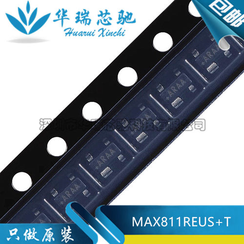 全新原装 MAX811REUS+T 封装 SOT-143 丝印ARAA 监控和复位IC芯片 - 封面