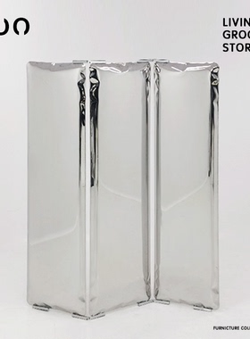 创意落地摆件现代轻奢不锈钢装饰