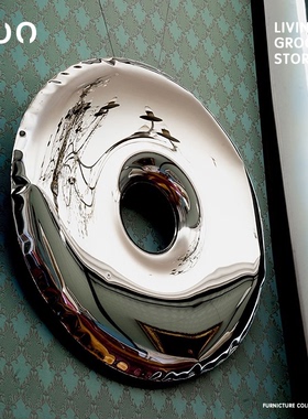 挂饰墙壁饰有窝不锈钢装饰现代