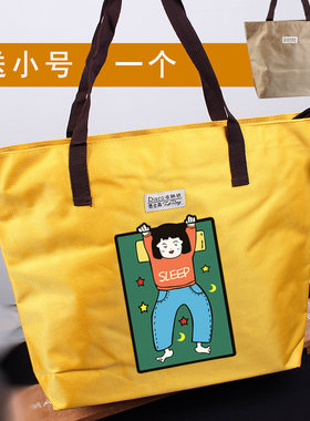 包邮学生男女儿童帆布手提袋